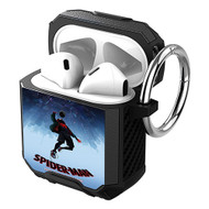 Onyourcases Spider Man Into the Spider Verse Custom Personalized AirPods Case Shockproof Cover New Brand Awesome Smart Protective Best Cover With Ring AirPods Bluetooth Gen 1 2 3 Pro Black Colors