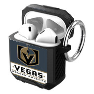 Onyourcases Vegas Golden Knights Custom Personalized AirPods Case Shockproof Cover New Brand Awesome Smart Protective Best Cover With Ring AirPods Bluetooth Gen 1 2 3 Pro Black Colors