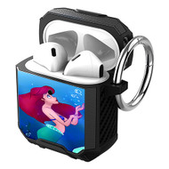 Onyourcases Ariel Disney The Little Mermaid Custom Personalized AirPods Case Shockproof Cover Awesome Smart New Brand Protective Best Cover With Ring AirPods Bluetooth Gen 1 2 3 Pro Black Colors