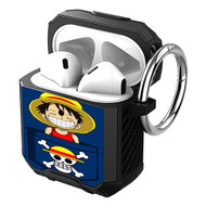 Onyourcases Luffy D Monkey One Piece Custom Personalized AirPods Case Shockproof Cover Awesome Smart New Brand Protective Best Cover With Ring AirPods Bluetooth Gen 1 2 3 Pro Black Colors