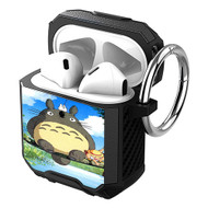 Onyourcases My Neighbor Totoro Custom Personalized AirPods Case Shockproof Cover Awesome Smart New Brand Protective Best Cover With Ring AirPods Bluetooth Gen 1 2 3 Pro Black Colors