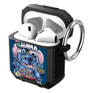 Onyourcases Ohana Means Family Disney Stitch Custom Personalized AirPods Case Shockproof Cover Awesome Smart New Brand Protective Best Cover With Ring AirPods Bluetooth Gen 1 2 3 Pro Black Colors