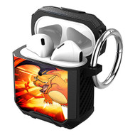 Onyourcases Pokemon Charizard Custom Personalized AirPods Case Shockproof Cover Awesome Smart New Brand Protective Best Cover With Ring AirPods Bluetooth Gen 1 2 3 Pro Black Colors