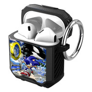 Onyourcases Sonic The Hedgehog 2 Custom Personalized AirPods Case Shockproof Cover Awesome Smart New Brand Protective Best Cover With Ring AirPods Bluetooth Gen 1 2 3 Pro Black Colors