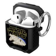 Onyourcases Star Wars Millenium Falcon Custom Personalized AirPods Case Shockproof Cover Awesome Smart New Brand Protective Best Cover With Ring AirPods Bluetooth Gen 1 2 3 Pro Black Colors