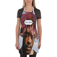 Onyourcases A AP Rocky Lil Uzi Vert Custom Personalized Name Kitchen Apron Awesome With Adjustable Strap and Pockets For Cooking Baking Cheff Cafe Coffee Barista Bartender