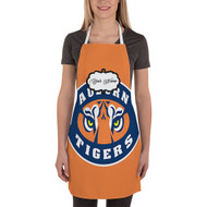 Onyourcases Auburn Tigers Custom Personalized Name Kitchen Apron Awesome With Adjustable Strap and Pockets For Cooking Baking Cheff Cafe Coffee Barista Bartender