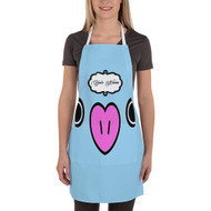 Onyourcases BT21 Mang Custom Personalized Name Kitchen Apron Awesome With Adjustable Strap and Pockets For Cooking Baking Cheff Cafe Coffee Barista Bartender