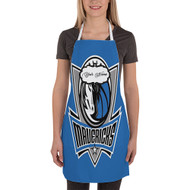 Onyourcases Dallas Mavericks NBA Art Custom Personalized Name Kitchen Apron Awesome With Adjustable Strap and Pockets For Cooking Baking Cheff Cafe Coffee Barista Bartender