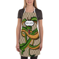 Onyourcases Gucci Shenron Dragon Ball Custom Personalized Name Kitchen Apron Awesome With Adjustable Strap and Pockets For Cooking Baking Cheff Cafe Coffee Barista Bartender