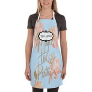 Onyourcases Make Today Pretty Custom Personalized Name Kitchen Apron Awesome With Adjustable Strap and Pockets For Cooking Baking Cheff Cafe Coffee Barista Bartender