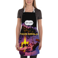 Onyourcases Tame Impala Art Custom Personalized Name Kitchen Apron Awesome With Adjustable Strap and Pockets For Cooking Baking Cheff Cafe Coffee Barista Bartender