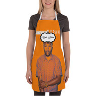 Onyourcases Frank Ocean Channel Orange Custom Personalized Name Kitchen Apron With Awesome Adjustable Strap and Pockets For Cooking Baking Cheff Cafe Coffee Barista Bartender