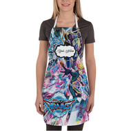 Onyourcases Yu Gi Oh VRAINS Custom Personalized Name Kitchen Apron With Awesome Adjustable Strap and Pockets For Cooking Baking Cheff Cafe Coffee Barista Bartender