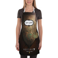 Onyourcases Destiny Rise of Iron The Dawning Custom Personalized Name Kitchen Apron With Adjustable Awesome Strap and Pockets For Cooking Baking Cheff Cafe Coffee Barista Bartender