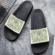 Onyourcases Adolphe Millot Plantes Medicinales Custom Adults Slippers Flip-flops Shoes Shoes Adults' Black/White Slippers Non Slip Slippers