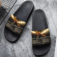 Onyourcases Arctic Monkeys 2023 Tour Custom Adults Slippers Flip-flops Shoes Shoes Adults' Black/White Slippers Non Slip Slippers