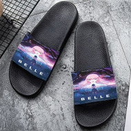 Onyourcases Belle Movie Custom Adults Slippers Flip-flops Shoes Shoes Adults' Black/White Slippers Non Slip Slippers