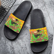 Onyourcases Chainsaw Man Vintage Custom Adults Slippers Flip-flops Shoes Shoes Adults' Black/White Slippers Non Slip Slippers