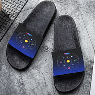 Onyourcases Coldplay Music of The Spheres Custom Adults Slippers Flip-flops Shoes Shoes Adults' Black/White Slippers Non Slip Slippers