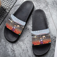 Onyourcases Ed Sheeran 2023 Tour Custom Adults Slippers Flip-flops Shoes Shoes Adults' Black/White Slippers Non Slip Slippers