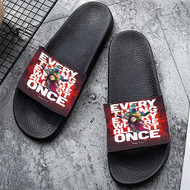 Onyourcases Everything Everywhere All at Once Custom Adults Slippers Flip-flops Shoes Shoes Adults' Black/White Slippers Non Slip Slippers