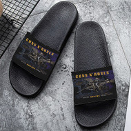 Onyourcases Guns N Roses Boston US Custom Adults Slippers Flip-flops Shoes Shoes Adults' Black/White Slippers Non Slip Slippers