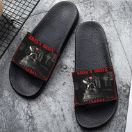 Onyourcases Guns N Roses London Custom Adults Slippers Flip-flops Shoes Shoes Adults' Black/White Slippers Non Slip Slippers