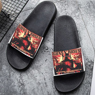 Onyourcases Guns N Roses Melbourne Custom Adults Slippers Flip-flops Shoes Shoes Adults' Black/White Slippers Non Slip Slippers