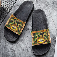 Onyourcases Guns N Roses Slane Ireland Custom Adults Slippers Flip-flops Shoes Shoes Adults' Black/White Slippers Non Slip Slippers