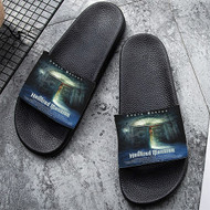 Onyourcases Haunted Mansion 2023 Custom Adults Slippers Flip-flops Shoes Shoes Adults' Black/White Slippers Non Slip Slippers