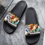 Onyourcases Ivanhoe Movie Custom Adults Slippers Flip-flops Shoes Shoes Adults' Black/White Slippers Non Slip Slippers