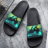 Onyourcases Justin Bieber 2023 World Tour Custom Adults Slippers Flip-flops Shoes Shoes Adults' Black/White Slippers Non Slip Slippers