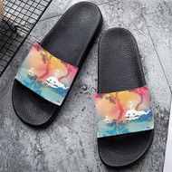 Onyourcases Kids See Ghosts Custom Adults Slippers Flip-flops Shoes Shoes Adults' Black/White Slippers Non Slip Slippers