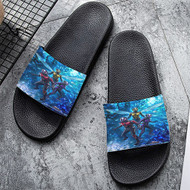 Onyourcases Marvel Ant Man and The Wasp Quantumania Custom Adults Slippers Flip-flops Shoes Shoes Adults' Black/White Slippers Non Slip Slippers