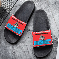 Onyourcases Red Hot Chili Peppers 2023 Tour Custom Adults Slippers Flip-flops Shoes Shoes Adults' Black/White Slippers Non Slip Slippers