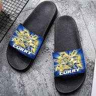 Onyourcases Stephen Curry Custom Adults Slippers Flip-flops Shoes Shoes Adults' Black/White Slippers Non Slip Slippers