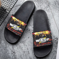 Onyourcases WASP London Custom Adults Slippers Flip-flops Shoes Shoes Adults' Black/White Slippers Non Slip Slippers