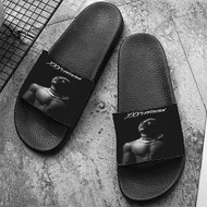 Onyourcases XXX Tentacion Art Custom Adults Slippers Flip-flops Shoes Shoes Adults' Black/White Slippers Non Slip Slippers