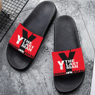 Onyourcases Y The Last Man Custom Adults Slippers Flip-flops Shoes Shoes Adults' Black/White Slippers Non Slip Slippers