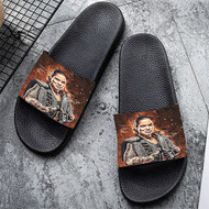 Onyourcases Amanda Nunes UFC Custom Adults Slippers Flip-flops Shoes Shoes Adults Black And White Slippers Non Slip Slippers