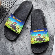 Onyourcases Autonauts Custom Adults Slippers Flip-flops Shoes Shoes Adults Black And White Slippers Non Slip Slippers