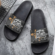 Onyourcases Ayrton Senna F1 Legend Custom Adults Slippers Flip-flops Shoes Shoes Adults Black And White Slippers Non Slip Slippers