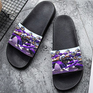 Onyourcases Baltimore Ravens NFL 2022 Squad Custom Adults Slippers Flip-flops Shoes Shoes Adults Black And White Slippers Non Slip Slippers