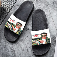 Onyourcases Bite Them Back Vampire Custom Adults Slippers Flip-flops Shoes Shoes Adults Black And White Slippers Non Slip Slippers