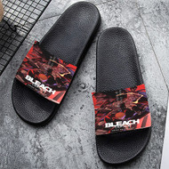 Onyourcases Bleach Thousand Year Blood War Custom Adults Slippers Flip-flops Shoes Shoes Adults Black And White Slippers Non Slip Slippers