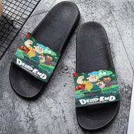 Onyourcases Dead End Paranormal Park Custom Adults Slippers Flip-flops Shoes Shoes Adults Black And White Slippers Non Slip Slippers