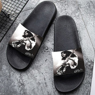 Onyourcases Eddie Van Halen Signed Custom Adults Slippers Flip-flops Shoes Shoes Adults Black And White Slippers Non Slip Slippers