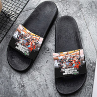 Onyourcases Grand Theft Auto V Custom Adults Slippers Flip-flops Shoes Shoes Adults Black And White Slippers Non Slip Slippers