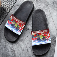 Onyourcases Multi Versus Batman Shaggy Custom Adults Slippers Flip-flops Shoes Shoes Adults Black And White Slippers Non Slip Slippers